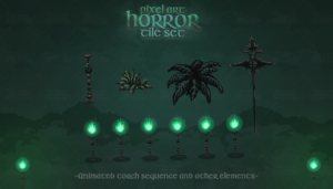 Pixel Art Horror Set Thegameassetsmine