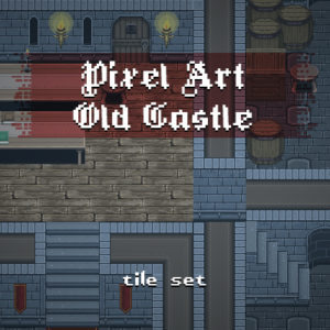 Pixel Art Old Castle