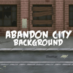 Abandon City Seamless Background