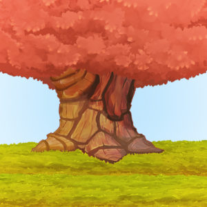 Cartoon Forest Background 2