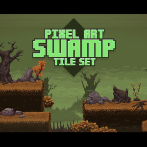Pixel Art Swamp Tile Set