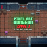 Top Down Pixel Art Dungeon - thegameassetsmine