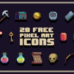 20 Pixel Art Icons