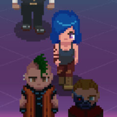 Pixel Art Cyberpunk Characters