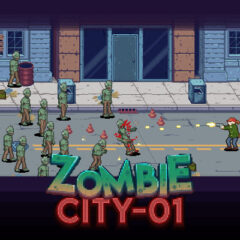 Pixel Art Zombie City 01