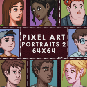 Pixel Art Portrait 02 -64×64-