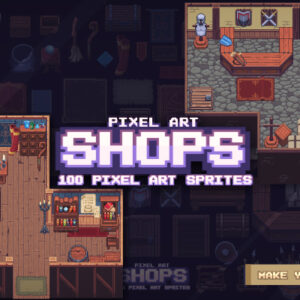 Pixel Art Shops