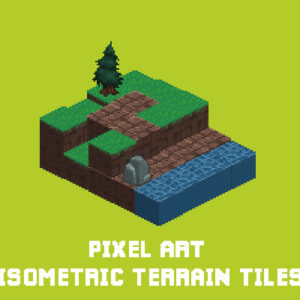 Pixel Art Isometric Terrain Tiles