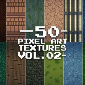 50 Pixel Art Textures Vol.02