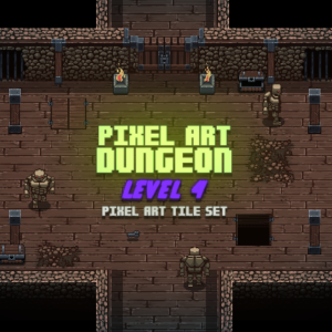 Pixel Art Dungeon Level 4