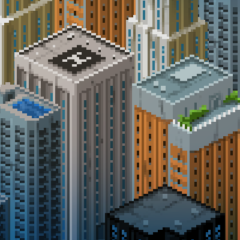 Pixel Art Isometric City