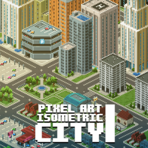 Pixel Art Isometric City